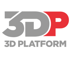 3D Platform Logo Gray